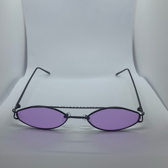 Retro Unisex Color Lenses Sunglasses - Picture 3 of 5